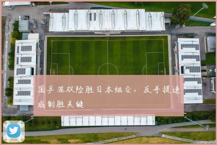 国乒混双险胜日本组合，反手提速成制胜关键
